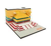 3D Time Piece Calendar 2026 - Carved Notepad Art with Acrylic Sleeve, Forbidden City Memo Pad Sculpture | 3D Paper Sticky Notes | Desk Display for Thanksgiving Housewarming