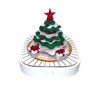 3D Time Piece Calendar,3D Christmas Tree House Calendar,Creative 3D Memo Pad with Lights,Paper Carving Art Memo Pad Notepad,Desktop Decoration Gift for Christmas Birthday Anniversaries