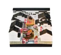 3D Timepiece Calendar 2026,Paper Art Memo Pad with Light,DIY Tear-Away Desk Calendar,Creative Paper Sculpture Crafts,for Record & bookmark, gift & decorative office decor