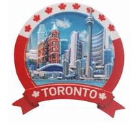 3D Toronto Canada Fridge Magnet Travel Souvenir Gift Home Kitchen Refrigerator Decoration Magnetic Sticker Craft Collection