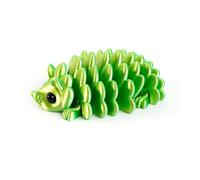 3d Toys 3d Printed Mini Animals Pinecone Hedgehog 7.5cm/3in Articulated for Home Office Executive Desk Decoration Surprise Fantasy Gifts-Dreamy Green