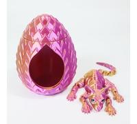 3d Toys Fidget Animals Sphynx Cat and Cat Bed Set Articulated for Home Office Executive Desk Decoration Surprise Fantasy Gifts-Purple Gold