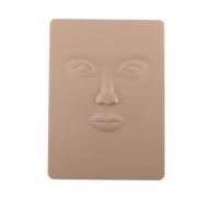 3D Training Silicone Permanent Makeup Practice Fake Skin Blank Lips Face For Microblading Tattoo-Machine Beginner Practice Skin Microshading Practice 3mm With Patterns Pmu-practice