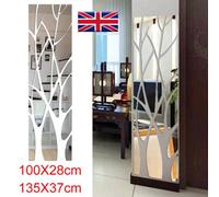 3D Tree Mirror Wall Sticker Able Diy Acrylic Art Decal, Decorative Home Wall Mural Remov