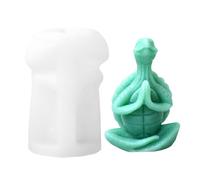 3D Turtle Candle Mold - Animal Figurine Silicone Molds, Yoga Turtle Design, DIY Scented Wax Candle Mold | Aromatherapy Home Decor Tool for Candles Making Polymer Craft