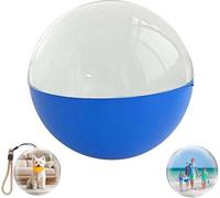 3D Ultrasonic Crystal Ball Video Player, 3D Ultrasound Crystal Ball Digital Photo Album, Crystals Balls Digital Video Display, Supports WiFi, for Family Time, Pets, Couples Memory Gifts (Blue)