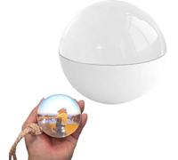 3D Ultrasound Crystal,2.7" Crystal Ball Digital Display,Crystal Ball Digital Photo Album-DIY Video Display Sphere-Crystal Ball Digital Video,Customizable Gift with Electronic Screen(7cm / 2.7in,White)