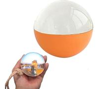 3D Ultrasound Crystal,2.7" Crystal Ball Digital Display,Crystal Ball Digital Photo Album-DIY Video Display Sphere-Crystal Ball Digital Video,Customizable Gift with Electronic Screen(7cm / 2.7in,Orange