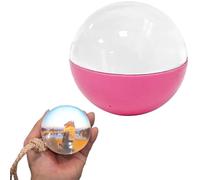 3D Ultrasound Crystal,2.7" Crystal Ball Digital Display,Crystal Ball Digital Photo Album-DIY Video Display Sphere-Crystal Ball Digital Video,Customizable Gift with Electronic Screen(7cm / 2.7in,Pink)
