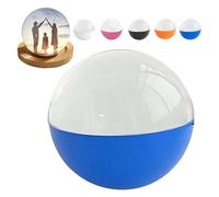 3D Ultrasound Crystal Ball Digital Photo Album, 2.7" Crystal Ball Digital Display, Personalized Memory Photo Album-DIY Video Display Sphere, Uploadable Videos Photos for Couples,Pets, Blue
