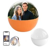 3D Ultrasound Crystal Ball Digital Photo Album, 2025 Upgraded APP Control Crystal Ball Video Player, Easy Operation DIY Customizable Gift with Electronic Screen-Great for Couples,Pets, Memories