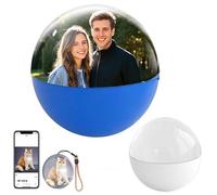 3D Ultrasound Crystal Ball Digital Photo Album, 2025 Upgraded APP Control Crystal Ball Video Player, Easy Operation DIY Customizable Gift with Electronic Screen-Great for Couples,Pets, Memories