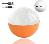 3d Ultrasound Crystal, Crystal Ball Digital Photo, 2.7-inch Video And Photo Player Ball With Digital Display, DIY Video Display Ball, Suitable For Friends, Couples, Pets, Memories(1-Orange)