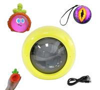 3D Ultrasound Crystal Display, 2.7-Inch Electronic Sound Sphere, Personalized Magic Crystal Ball with Clear Display