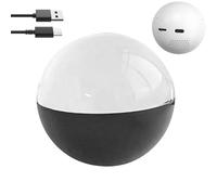 3D Ultrasound Crystal, Personalized Ultrasound Globe Digital Photo Album, Crystal Ball Digital Video Display, DIY Video Display Ball, Suitable For Friends, Couples, Pets, Memories(Black)