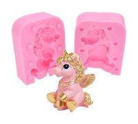 3D Unicorn Candle Mold - MoldFun Unicorn Silicone Mold for Handmade Fondant Gum Paste Soap Bath Bomb Lotion Bar Plaster Polymer Clay