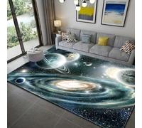 3D Universe Outer Space Landscape Printed Pattern Carpet. Teen Bedroom Theme Decorative Carpet. Comfortable Floor Mats For Living Room Bedroom Balcony - Polyester Soft Touch 200 X 300 C /2268671870551