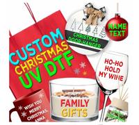 3D UV DTF Labels for Home & Garden Organization - Custom Raised Decals for Tool Boxes, Storage Containers, Plant Pots & Door Signs | Clean Adhesive Finish | Durable UV Print