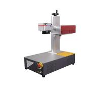 3D UV Laser Marking Machine, High-Precision Crystal Inner Laser Engraving, 5W UV Air Cooling Engraver Machine with 80mm Rotary Axis 70x70mm 175x175mm for Crystal Glass for Gifts Crafts & Business