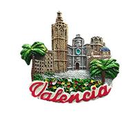 3D Valencia Spain Fridge Magnet Travel Sticker Souvenir,Home & Kitchen Decoration,Spain Refrigerator Magnet