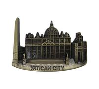 3D Vatican City Roma Italy Metal Refrigerator Magnet Travel Souvenirs Fridge Magnet Home and Kitchen Decoration Magnetic Sticker Collection