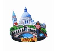 3D Venice Italy Fridge Magnet Souvenir Gift Wood Craft Collection