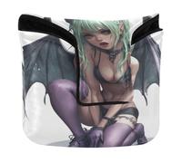 3D Vicious Anime Evil Bat Girl Golf Putter Cover Mallet Magnetic Snap | Putters Headcover,for Men and Women,Waterproof PU Leather