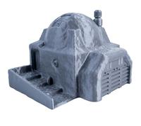 3D Vikings Desert Sci-Fi Habitat - Galactic Inspired Building for Futuristic Gaming, 28/32 mm Scale, Tabletop RPGs and Wargames, Grey, Unpainted