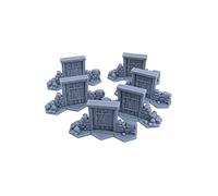 3D Vikings Gloomhaven Working Doors, Doors for Board Games (Pack 3)