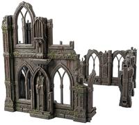 3D Vikings Gothic Ruins Series - Set 3: Uniquely Designed Two-Story and Ground Floor Ruins, 28/32mm Scale