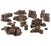 3D Vikings Industrial Rubble Wargame Terrain, Detailed Scenery for 28mm RPG and Tabletop Miniatures