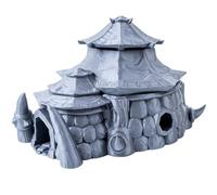 3D Vikings Orc Camp - Big House for Orc Encampments, Perfect for Orcish Tabletop RPGs, 28/32mm Scale