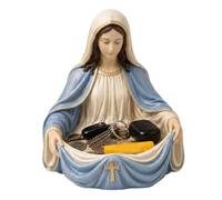 3D Virgin Mary Catching Bowl, Blessed Mother Decorative Key Holder Tray
