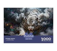 3D Vision 1000 Pieces Jigsaw Challenging Game Toy 3D Visual Effects Home Decoration Fit Families Adults Gifts 70x50cm/1000pcs