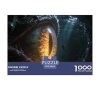 3D Vision 1000 Pieces Jigsaw Educational Games Challenge Toy 3D Visual Effects Home Decoration Family Fun Adults Gifts 38x26cm/1000pcs