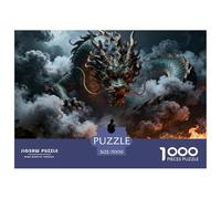 3D Vision 1000 Pieces Jigsaw Puzzle Games Challenge Toy 3D Visual Effects Home Decoration Family Fun Adults Gifts 70x50cm/1000pcs