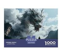 3D Vision 1000 Pieces Jigsaw Puzzle Games Challenge Toy 3D Visual Effects Home Decoration Family Fun for Adults And Children 70x50cm/1000pcs