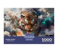 3D Vision 1000 Pieces Jigsaws Puzzle Games Challenge Toy 3D Visual Effects Home Decoration Fit Families for Adults And Children 70x50cm/1000pcs