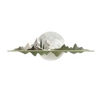 3D Vision Wall Art Decor With Light, LED Relief Painting, Modern Hanging Mural, Creative Artwork Sculpture for Living Room Entrance Bedroom