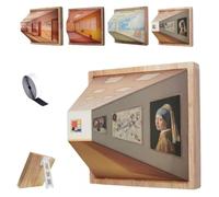 3D Visual Night Light, Optical Illusion Wall Lamp, LED Home Decoration Light, Three Dimensional Effect for Bedroom, Office, and Gallery, USB Charging, Unique Gift