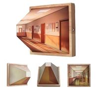 3D Visual Night Light, Optical Illusion Wall Lamp, LED Home Decoration Light, Three Dimensional Effect for Bedroom, Office, and Gallery, USB Charging, Unique Gift