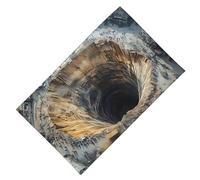 3D Visual Rug - Room Mat, Illusion Floor Cover with Quick Dry, Soft Textile Layer, Decoratives Carpet with Anti Skids Base, Festive Styling for Living Spaces Use