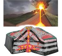 3D Volcanic Internal Structure Model, Plate Tectonics Simulation Teaching Aids for Volcanic Geomorphology and Classroom Display, 40x38x22cm