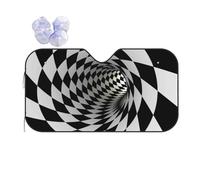 3D Vortex Illusion Car Windshield Sun Shade Universal Sun Blocker Dust Windscreen Sunshades For Trucks Suv Vehicle 76x140cm