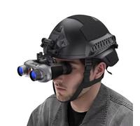 3D VR Helmet Mounted Night Vision Goggles for Adults, Night Vision Scope/Binoculars with 6X Zoom for Outdoor Adventure, Include Dual 32GB TF Cards