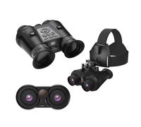3D VR Night Vision Goggles with 8K Photo, 4K Video, Dual-Lens 3D Display, 7-Level IR, 150m Night Range, ±4D Focus, 6X Zoom, Rechargeable 3600mAh Battery, 64GB Card, Head-Mounted Design