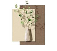 3D Wall Art Decor with LED Lights, Hand-Painted Sandstone Texture Vase, Textured Modern Wall Art for Entryway and Living Room