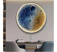 3D Wall Art Decoration and LED Lamps, 3D Three-Dimensional Lunas Wall Lamp