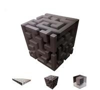 3D Wall Art Optical Illusion Corner Wall Decal, Impossible Corners - Wall Art That Reshapes Reality, 3D Stereoscopic Cube Sticker, Large Removable Peel and Stick Graphic, for Home Decor (TypeC)