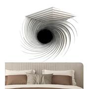 3D Wall Art Optical Illusion Corner Wall Decal, Large Removable Peel And Stick Decals, Corners, Impossibles Corner Sticker Walls Decals Peel And Stick, Realistic Visual Illusions Cube Stickers Walls A